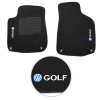 Jogo de Tapete Carpete Golf 2012 a 2020 Preto Fixação Original