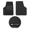 Tapete de Borracha Universal Chevrolet Preto PVC 4 Peças
